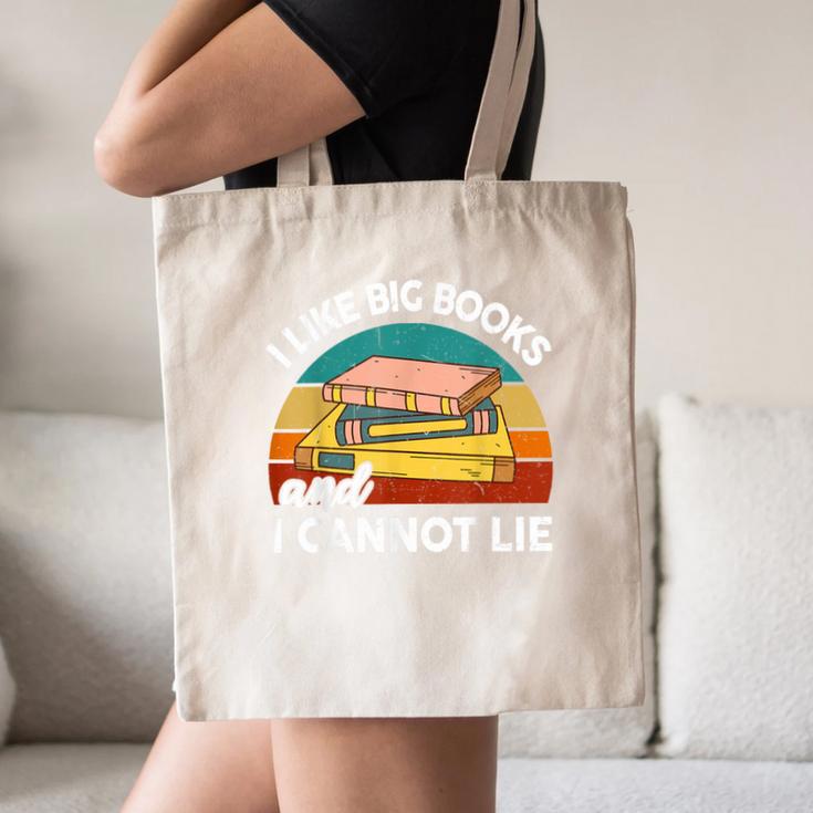 I Like Big Book Cant Lie Nerd School Librarian Teacher For Men Women Kids Canvas Tote Bag, novelty gifts, funny gifts