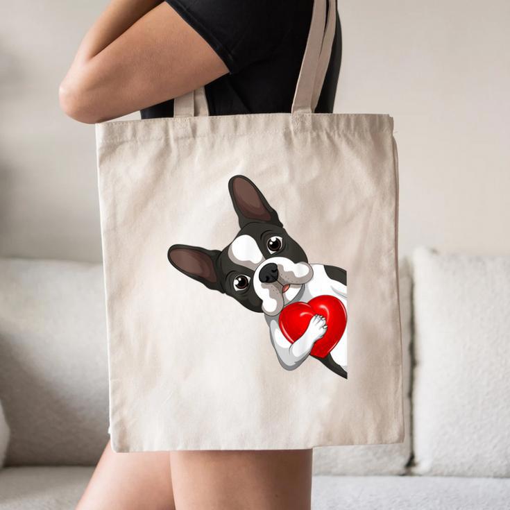Boston Terrier Bostie Dog Kids Women Girls Canvas Tote Bag, novelty gifts, funny gifts