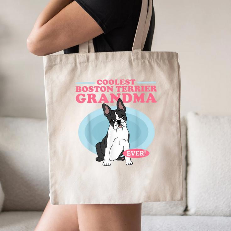Boston Terrier Grandma Bostie Dog Owner Boston Terrier Men Women Canvas Tote Bag, novelty gifts, funny gifts