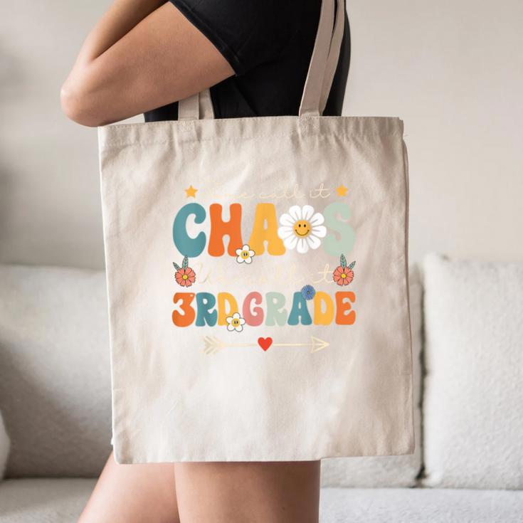 Some Call It Chaos We Call It 3rd Grade Third Grade Teachers Men Women Kids Canvas Tote Bag, novelty gifts, funny gifts