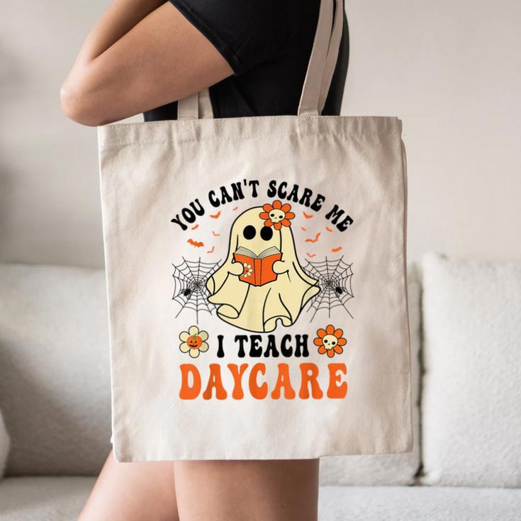 You Can't Scare Me I Teach Daycare Teacher Halloween Ghost Canvas Tote Bag, novelty gifts, funny gifts You Can't Scare Me I Teach Daycare Teacher Halloween Ghost Canvas Tote Bag, novelty gifts, funny gifts