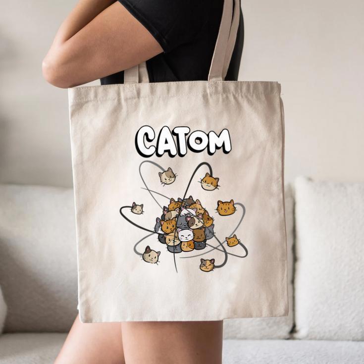 Catom Science Teacher Chemistry Lover Physics School Cat Canvas Tote Bag, novelty gifts, funny gifts Catom Science Teacher Chemistry Lover Physics School Cat Canvas Tote Bag, novelty gifts, funny gifts
