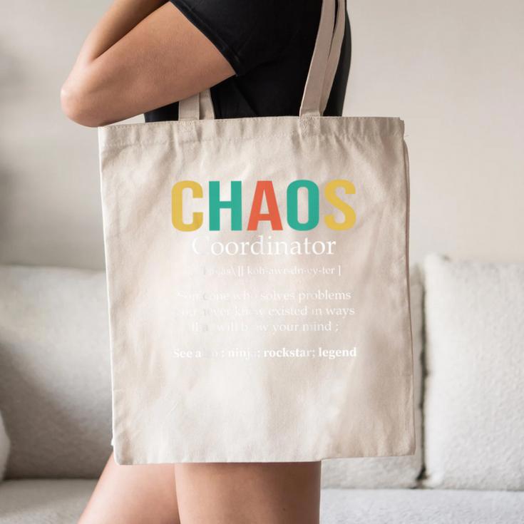 Chaos Coordinator Teacher Coworker Boss Appreciation Canvas Tote Bag, novelty gifts, funny gifts Chaos Coordinator Teacher Coworker Boss Appreciation Canvas Tote Bag, novelty gifts, funny gifts