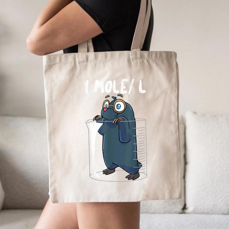 Chemistry Chemist Student Science Teacher Mole Canvas Tote Bag, novelty gifts, funny gifts