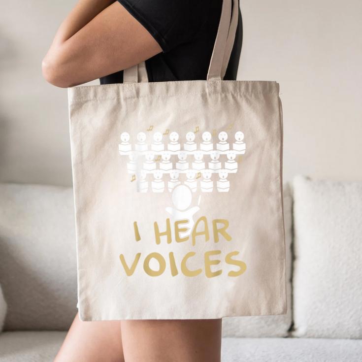 Choir Teacher Shirt I Hear Voices Chorister Tee Canvas Tote Bag, novelty gifts, funny gifts Choir Teacher Shirt I Hear Voices Chorister Tee Canvas Tote Bag, novelty gifts, funny gifts