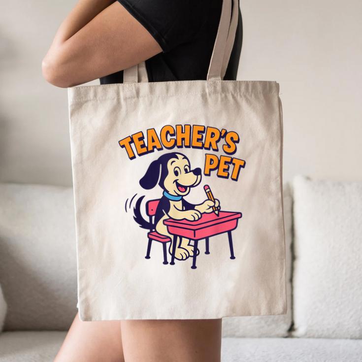 Cute Elementary School Student Dog Teacher's Pet Canvas Tote Bag, novelty gifts, funny gifts Cute Elementary School Student Dog Teacher's Pet Canvas Tote Bag, novelty gifts, funny gifts