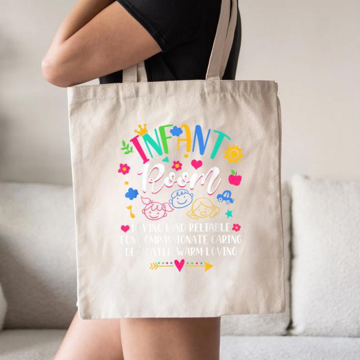 Daycare Provider Loving Kind Reliable Infant Room Teacher Canvas Tote Bag, novelty gifts, funny gifts Daycare Provider Loving Kind Reliable Infant Room Teacher Canvas Tote Bag, novelty gifts, funny gifts