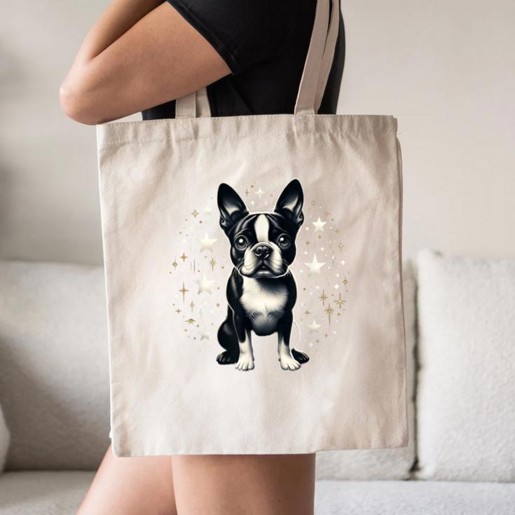 Dog Boston Terrier For Men Women Canvas Tote Bag, novelty gifts, funny gifts