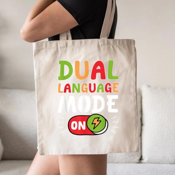 Dual Language Teacher Bilingual Teacher Canvas Tote Bag, novelty gifts, funny gifts Dual Language Teacher Bilingual Teacher Canvas Tote Bag, novelty gifts, funny gifts