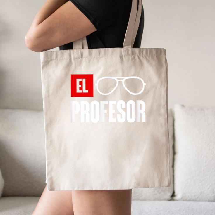El Professor Money Costume Profesor Glasses Men Teacher Gift Canvas Tote Bag, novelty gifts, funny gifts El Professor Money Costume Profesor Glasses Men Teacher Gift Canvas Tote Bag, novelty gifts, funny gifts