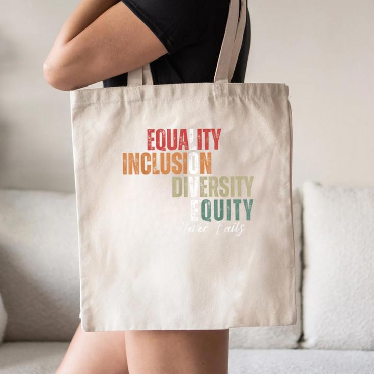 Equality Inclusion Diversity Equity Love Never Fails Teacher Canvas Tote Bag, novelty gifts, funny gifts Equality Inclusion Diversity Equity Love Never Fails Teacher Canvas Tote Bag, novelty gifts, funny gifts
