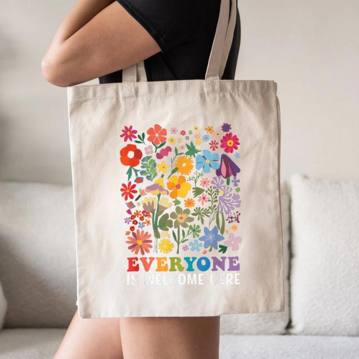 Everyone Is Welcome Here Tshirt Idaho Teacher Support Retro Canvas Tote Bag, novelty gifts, funny gifts Everyone Is Welcome Here Tshirt Idaho Teacher Support Retro Canvas Tote Bag, novelty gifts, funny gifts