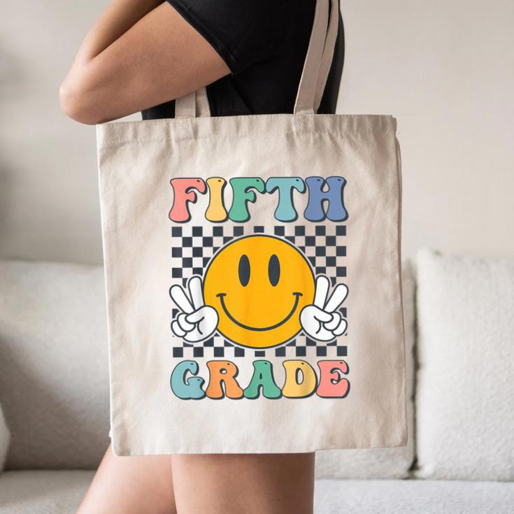 Fifth Grade Team Teachers Boys Girls Retro Smile 5th Grade Canvas Tote Bag, novelty gifts, funny gifts Fifth Grade Team Teachers Boys Girls Retro Smile 5th Grade Canvas Tote Bag, novelty gifts, funny gifts