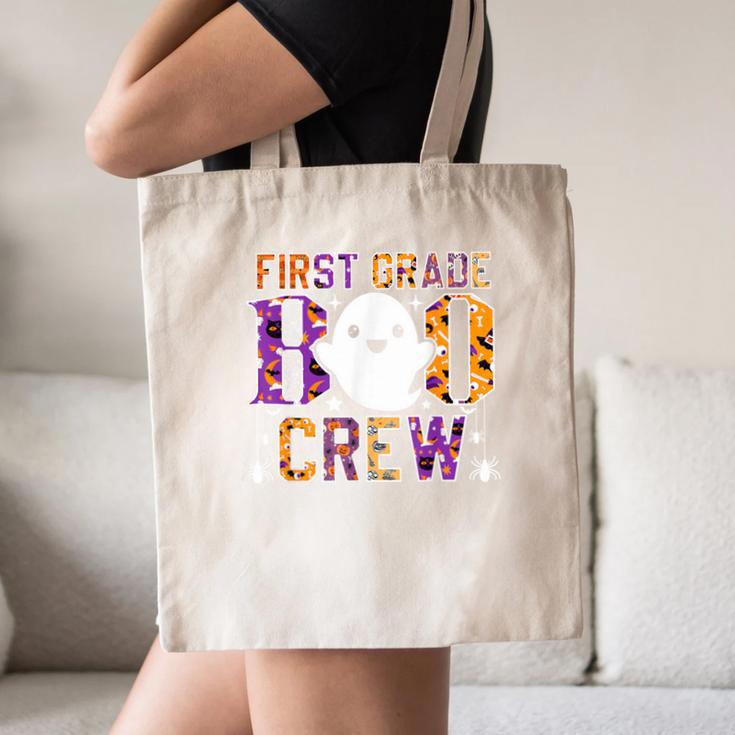 First Grade Boo Crew Teacher Student Halloween Costume Canvas Tote Bag, novelty gifts, funny gifts First Grade Boo Crew Teacher Student Halloween Costume Canvas Tote Bag, novelty gifts, funny gifts