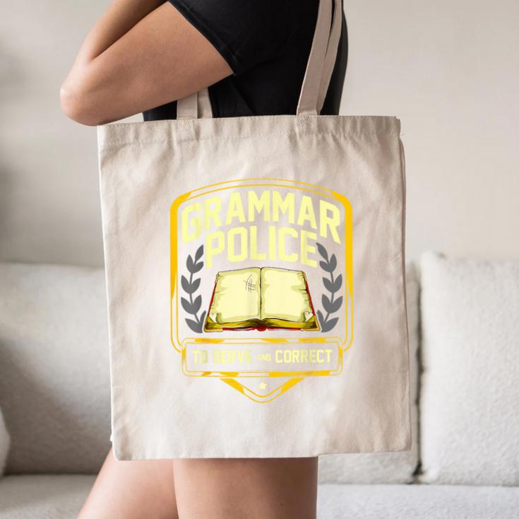 Grammar Police To Serve And Correct English Teacher Canvas Tote Bag, novelty gifts, funny gifts Grammar Police To Serve And Correct English Teacher Canvas Tote Bag, novelty gifts, funny gifts