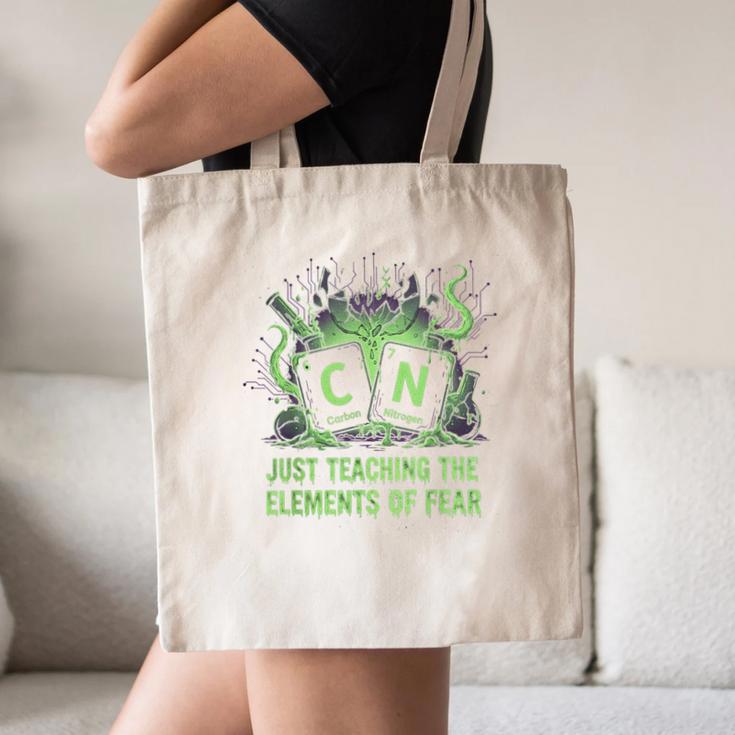 Halloween 67 Meme Science Chemistry Teacher Periodic Table Canvas Tote Bag, novelty gifts, funny gifts