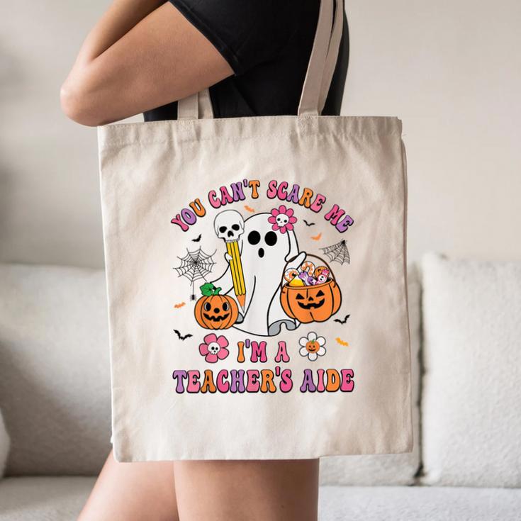 Halloween You Can't Scare Me I'm A School Teacher's Aide Canvas Tote Bag, novelty gifts, funny gifts Halloween You Can't Scare Me I'm A School Teacher's Aide Canvas Tote Bag, novelty gifts, funny gifts