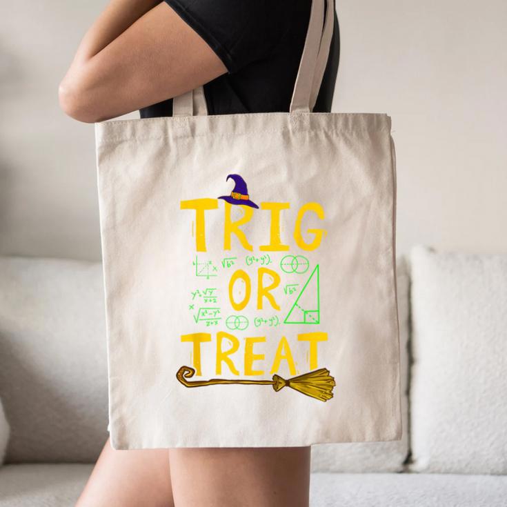 Halloween Math Teacher Trig Or Treat Student School College Canvas Tote Bag, novelty gifts, funny gifts Halloween Math Teacher Trig Or Treat Student School College Canvas Tote Bag, novelty gifts, funny gifts