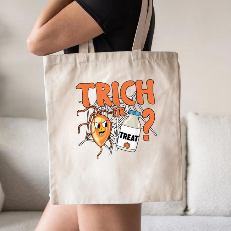 Halloween Medical Lab Science Microbiology Scientist Teacher Men Women Canvas Tote Bag, novelty gifts, funny gifts