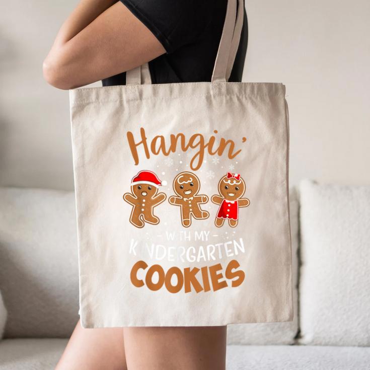 Hangin My Kindergarten Cookie Gingerbread Christmas Teacher For Men Women Kids Canvas Tote Bag, novelty gifts, funny gifts Hangin My Kindergarten Cookie Gingerbread Christmas Teacher For Men Women Kids Canvas Tote Bag, novelty gifts, funny gifts