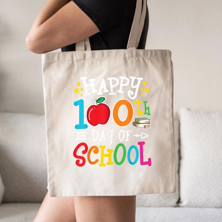 Happy 100th Day Of School Teachers 100 Days Of School Kids Canvas Tote Bag, novelty gifts, funny gifts Happy 100th Day Of School Teachers 100 Days Of School Kids Canvas Tote Bag, novelty gifts, funny gifts