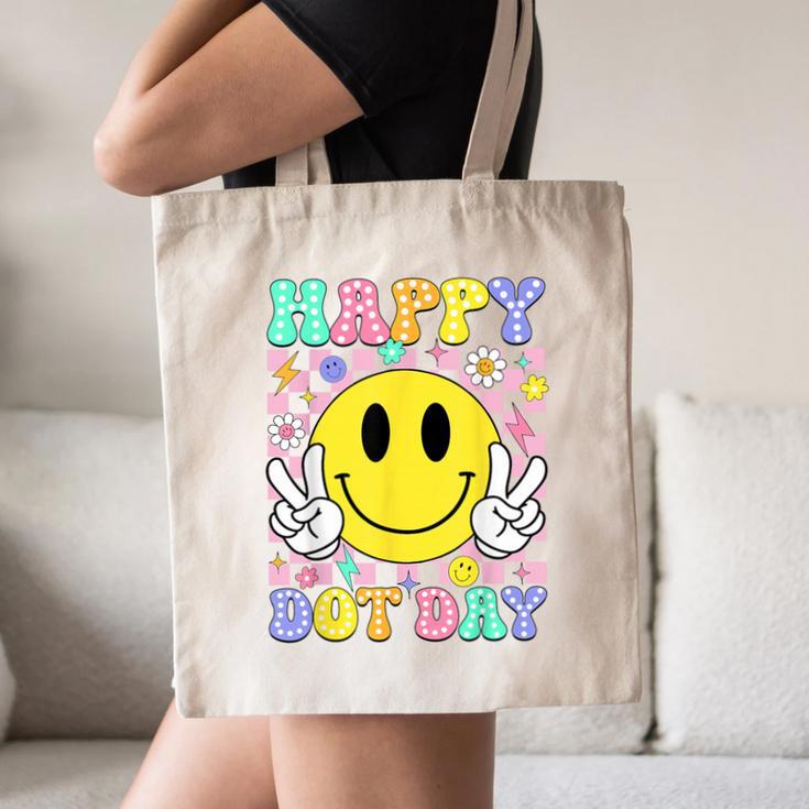 Happy Dot Day Shirts Teacher Student Girls Kids Smile Face Canvas Tote Bag, novelty gifts, funny gifts Happy Dot Day Shirts Teacher Student Girls Kids Smile Face Canvas Tote Bag, novelty gifts, funny gifts