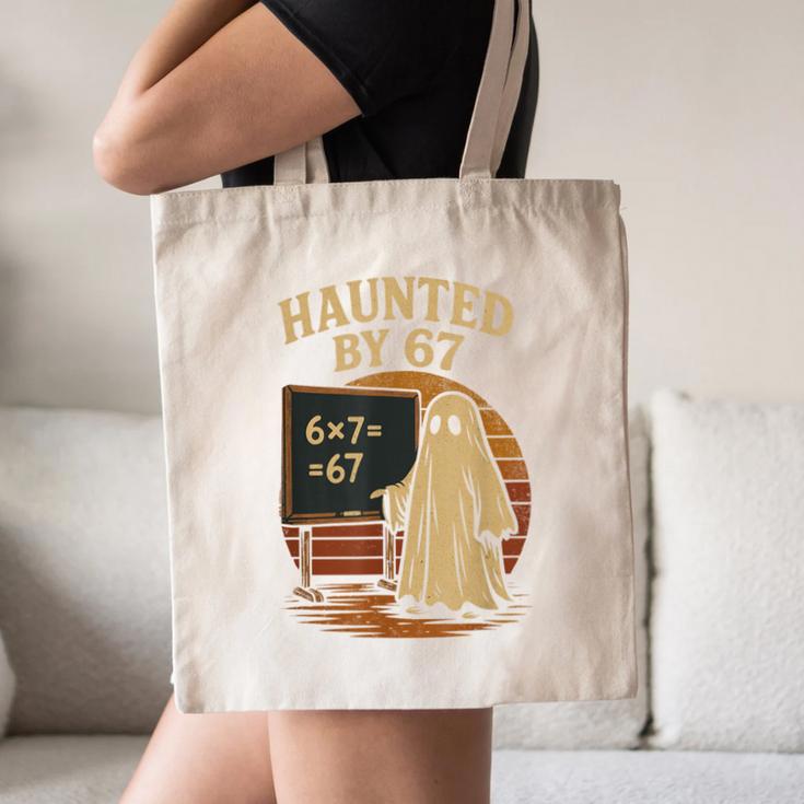 Haunted By 67 Ghost Math Joke Student Halloween Nerd Teacher Canvas Tote Bag, novelty gifts, funny gifts Haunted By 67 Ghost Math Joke Student Halloween Nerd Teacher Canvas Tote Bag, novelty gifts, funny gifts