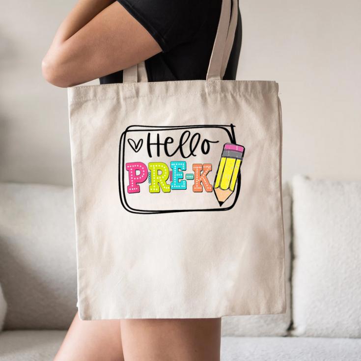 Hello Pre-K Team Preschool Teacher Kids Back To School Canvas Tote Bag, novelty gifts, funny gifts Hello Pre-K Team Preschool Teacher Kids Back To School Canvas Tote Bag, novelty gifts, funny gifts