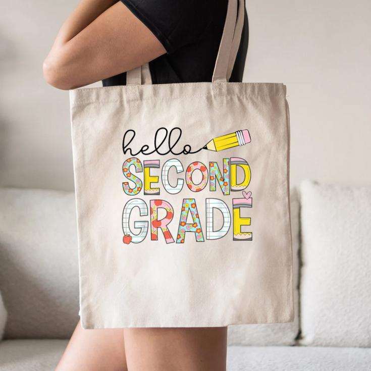 Hello Second Grade Team 2nd Grade Back To School Teacher Kid Canvas Tote Bag, novelty gifts, funny gifts Hello Second Grade Team 2nd Grade Back To School Teacher Kid Canvas Tote Bag, novelty gifts, funny gifts