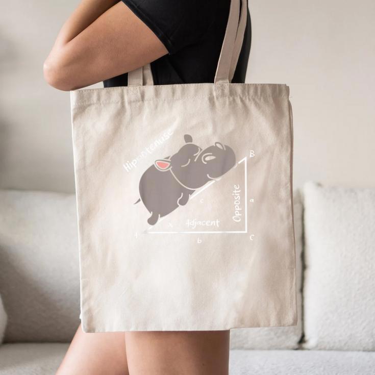 Hippotenuse Hippo Angle Function Hypotenuse Math Teacher Canvas Tote Bag, novelty gifts, funny gifts Hippotenuse Hippo Angle Function Hypotenuse Math Teacher Canvas Tote Bag, novelty gifts, funny gifts