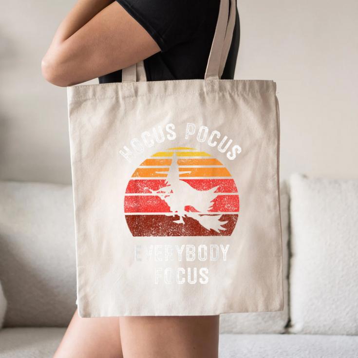 Hocus Pocus Everybody Focus Witch Halloween Teacher Women Canvas Tote Bag, novelty gifts, funny gifts Hocus Pocus Everybody Focus Witch Halloween Teacher Women Canvas Tote Bag, novelty gifts, funny gifts