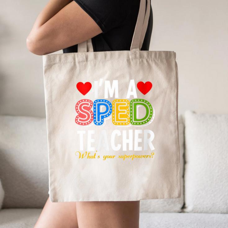 I'm A SPED Teacher Special Education Teacher Canvas Tote Bag, novelty gifts, funny gifts I'm A SPED Teacher Special Education Teacher Canvas Tote Bag, novelty gifts, funny gifts