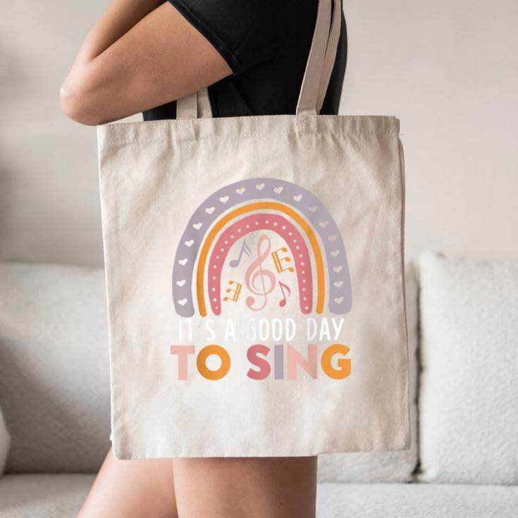 It's A Good Day To Sing Back To School Music Teacher Canvas Tote Bag, novelty gifts, funny gifts It's A Good Day To Sing Back To School Music Teacher Canvas Tote Bag, novelty gifts, funny gifts