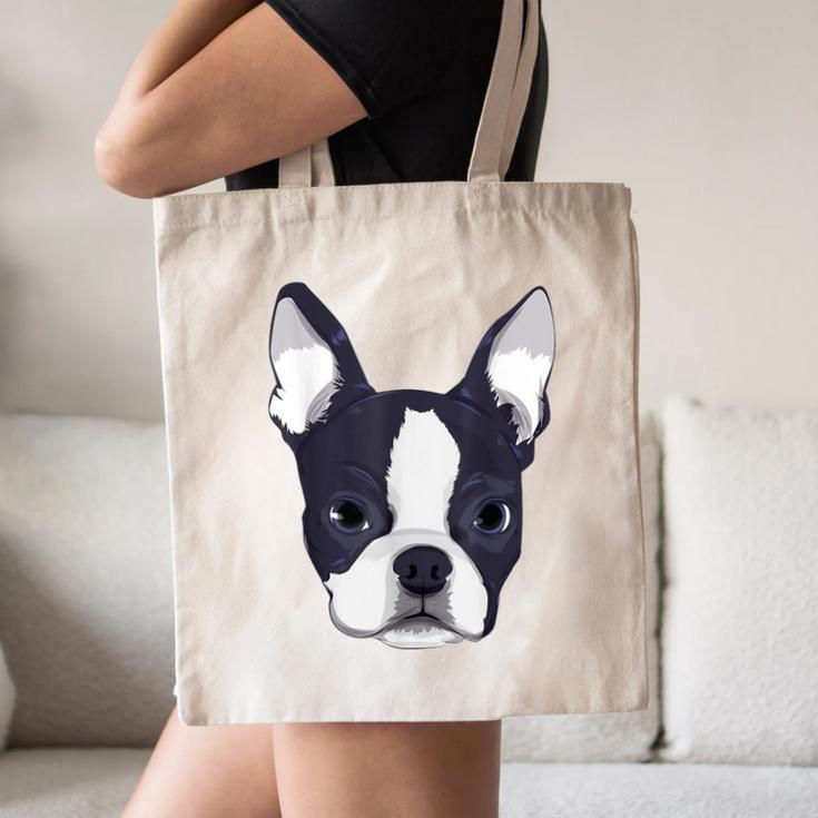 Kids Boston Terrier Dog For Women And Girls Canvas Tote Bag, novelty gifts, funny gifts