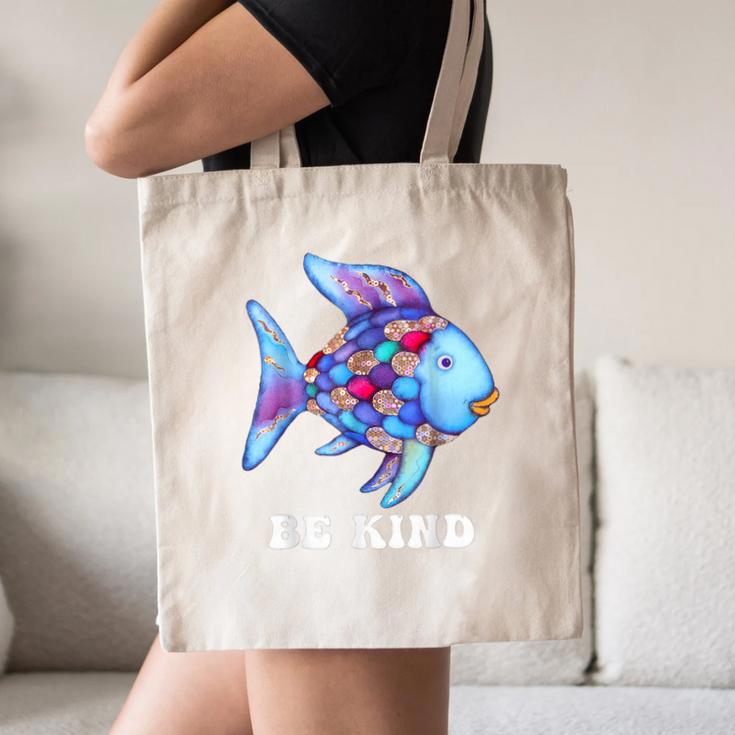 Be Kind Rainbow Fish Teacher Life Teaching Back To School Canvas Tote Bag, novelty gifts, funny gifts Be Kind Rainbow Fish Teacher Life Teaching Back To School Canvas Tote Bag, novelty gifts, funny gifts