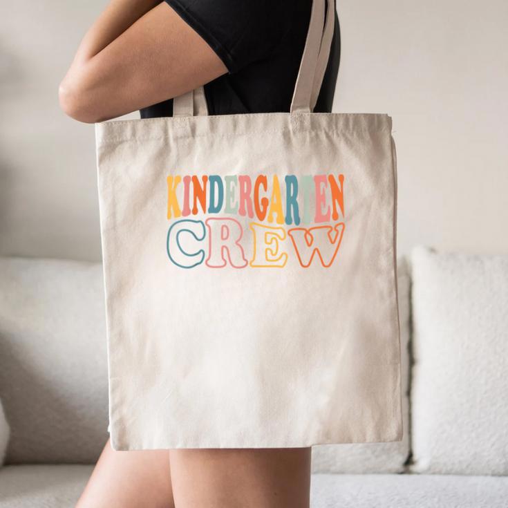 Kinder Crew Kindergarten Teacher First 1st Day Of School Canvas Tote Bag, novelty gifts, funny gifts Kinder Crew Kindergarten Teacher First 1st Day Of School Canvas Tote Bag, novelty gifts, funny gifts