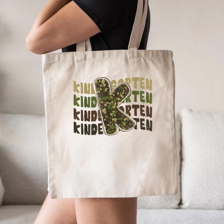 Kindergarten Camo Camouflage Boy Teacher Back To School Canvas Tote Bag, novelty gifts, funny gifts Kindergarten Camo Camouflage Boy Teacher Back To School Canvas Tote Bag, novelty gifts, funny gifts