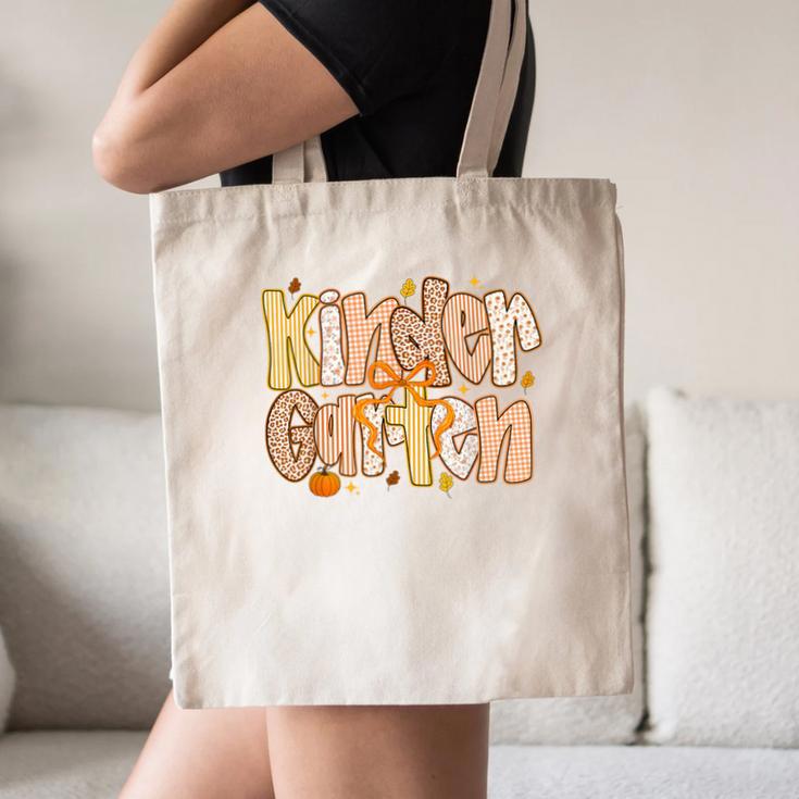 Kindergarten Teacher Fall Pumpkin Autumn Cute Canvas Tote Bag, novelty gifts, funny gifts Kindergarten Teacher Fall Pumpkin Autumn Cute Canvas Tote Bag, novelty gifts, funny gifts