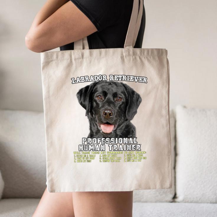 Labrador Retriever Lab Professional Human Trainer Canvas Tote Bag, novelty gifts, funny gifts