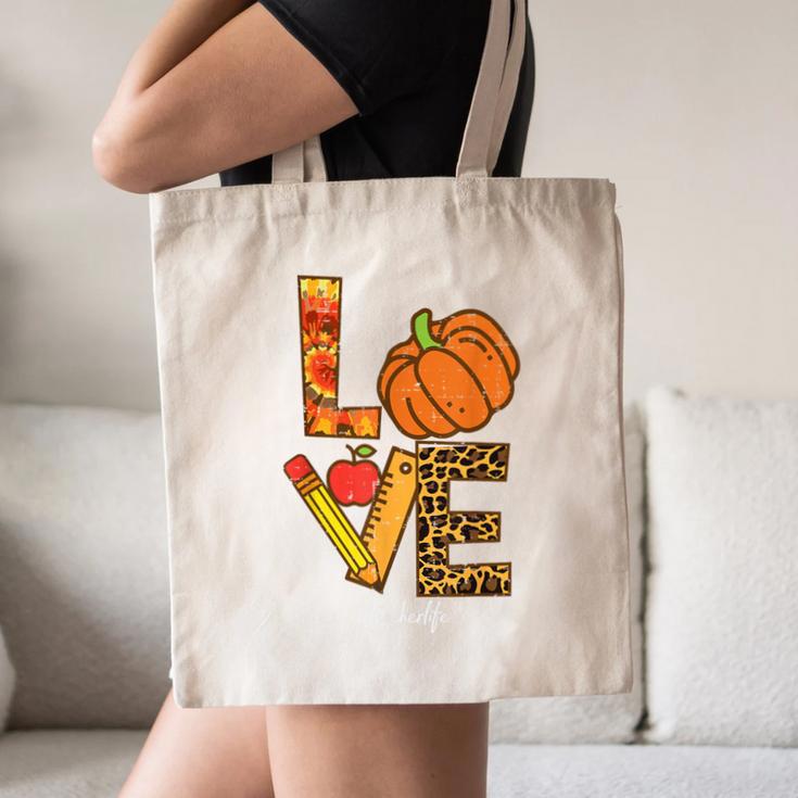 Leopard Pumpkin Love Teacher Life Thanksgiving Fall Women Canvas Tote Bag, novelty gifts, funny gifts Leopard Pumpkin Love Teacher Life Thanksgiving Fall Women Canvas Tote Bag, novelty gifts, funny gifts