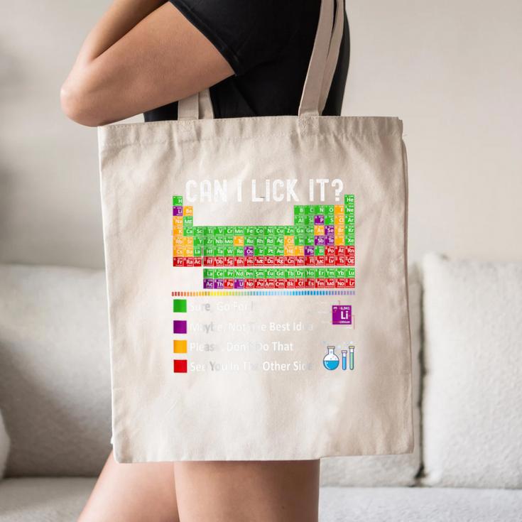 Can I Lick It Periodic Table Chart Science Teacher Cool Meme Canvas Tote Bag, novelty gifts, funny gifts Can I Lick It Periodic Table Chart Science Teacher Cool Meme Canvas Tote Bag, novelty gifts, funny gifts