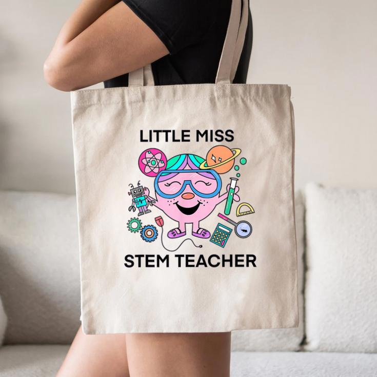 Little Miss Stem Teacher Canvas Tote Bag, novelty gifts, funny gifts Little Miss Stem Teacher Canvas Tote Bag, novelty gifts, funny gifts
