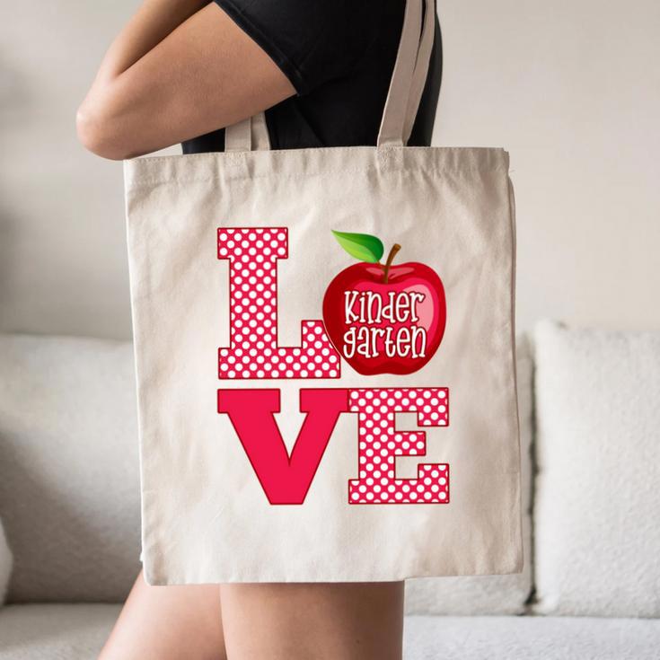 Love Kindergarten Cute Apple School Teacher Canvas Tote Bag, novelty gifts, funny gifts Love Kindergarten Cute Apple School Teacher Canvas Tote Bag, novelty gifts, funny gifts
