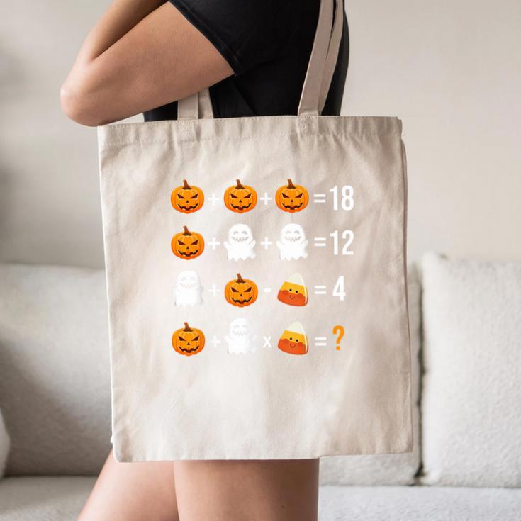 Math Teacher Halloween Equation Pumpkin Ghost Candy Corn Canvas Tote Bag, novelty gifts, funny gifts Math Teacher Halloween Equation Pumpkin Ghost Candy Corn Canvas Tote Bag, novelty gifts, funny gifts