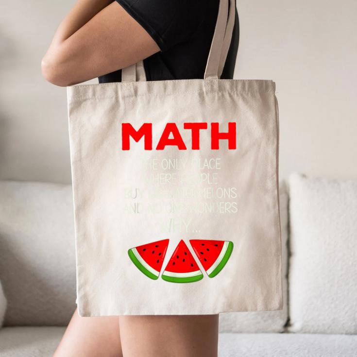 Math Watermelon Calculation Joke Teacher Student Canvas Tote Bag, novelty gifts, funny gifts Math Watermelon Calculation Joke Teacher Student Canvas Tote Bag, novelty gifts, funny gifts