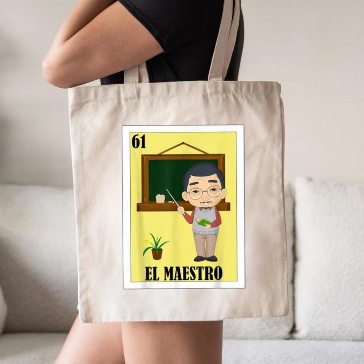 Mexican For Teachers El Maestro Canvas Tote Bag, novelty gifts, funny gifts Mexican For Teachers El Maestro Canvas Tote Bag, novelty gifts, funny gifts
