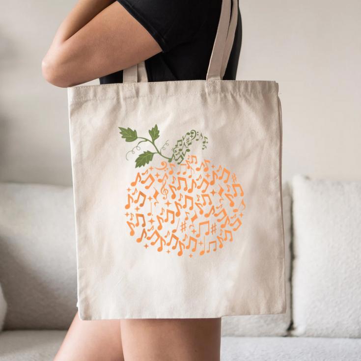Music Notes Pumpkin Fall Music Teacher Autumn Halloween Canvas Tote Bag, novelty gifts, funny gifts Music Notes Pumpkin Fall Music Teacher Autumn Halloween Canvas Tote Bag, novelty gifts, funny gifts
