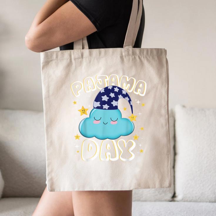 Pajama Day School Spirit Week Fun Cloud Teacher Student Canvas Tote Bag, novelty gifts, funny gifts Pajama Day School Spirit Week Fun Cloud Teacher Student Canvas Tote Bag, novelty gifts, funny gifts