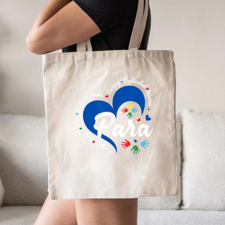 Para Heart Teacher Paraprofessional School Appreciation Canvas Tote Bag, novelty gifts, funny gifts Para Heart Teacher Paraprofessional School Appreciation Canvas Tote Bag, novelty gifts, funny gifts