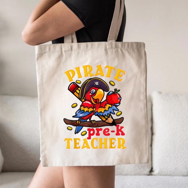 Pirate Pre-K Teacher Preschool Halloween Canvas Tote Bag, novelty gifts, funny gifts Pirate Pre-K Teacher Preschool Halloween Canvas Tote Bag, novelty gifts, funny gifts